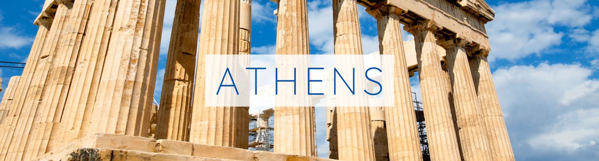 Title page for sailing in Athens