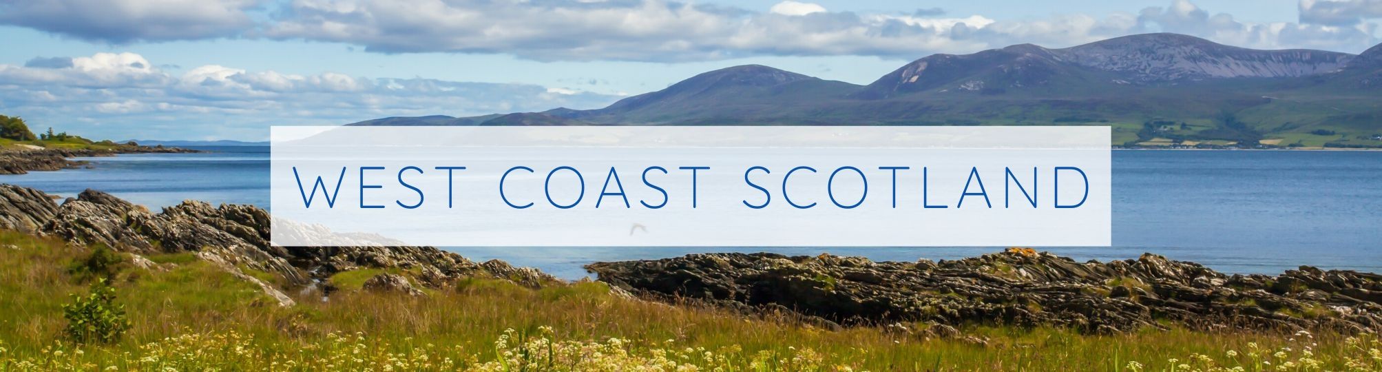Title page for sailing in the west coast of Scotland